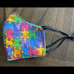 Puzzle pattern  DIY Face Mask